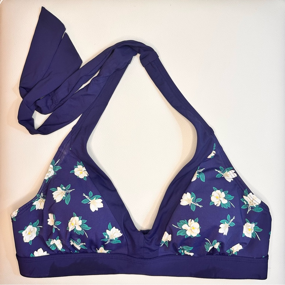 Draper James x Lands’ End Floral Bikini Top - Size 6 ❤️
